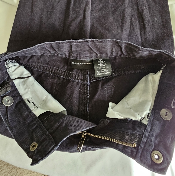 3t black Calvin Klein jeans basics neutral adjustable waist school - Picture 5 of 15